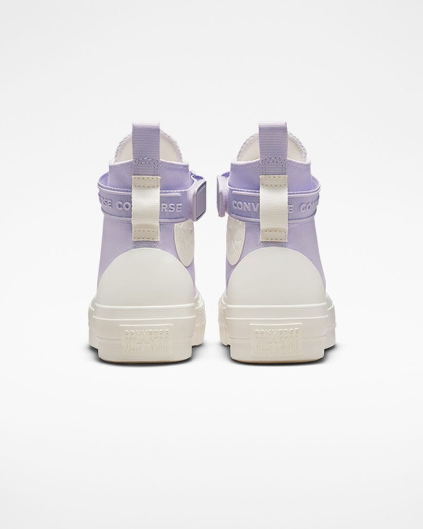 Women's Converse Chuck Taylor All Star Lift Utility Strap High Top Platform Shoes Purple / Purple | AU E0965F